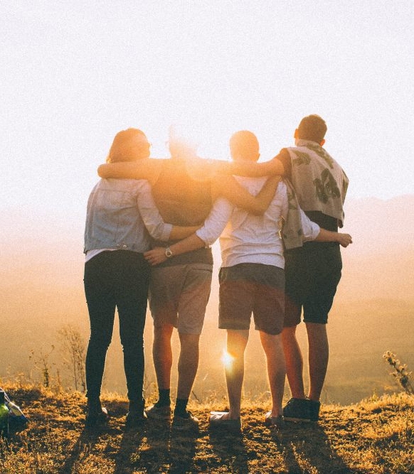 group meeting in the sun