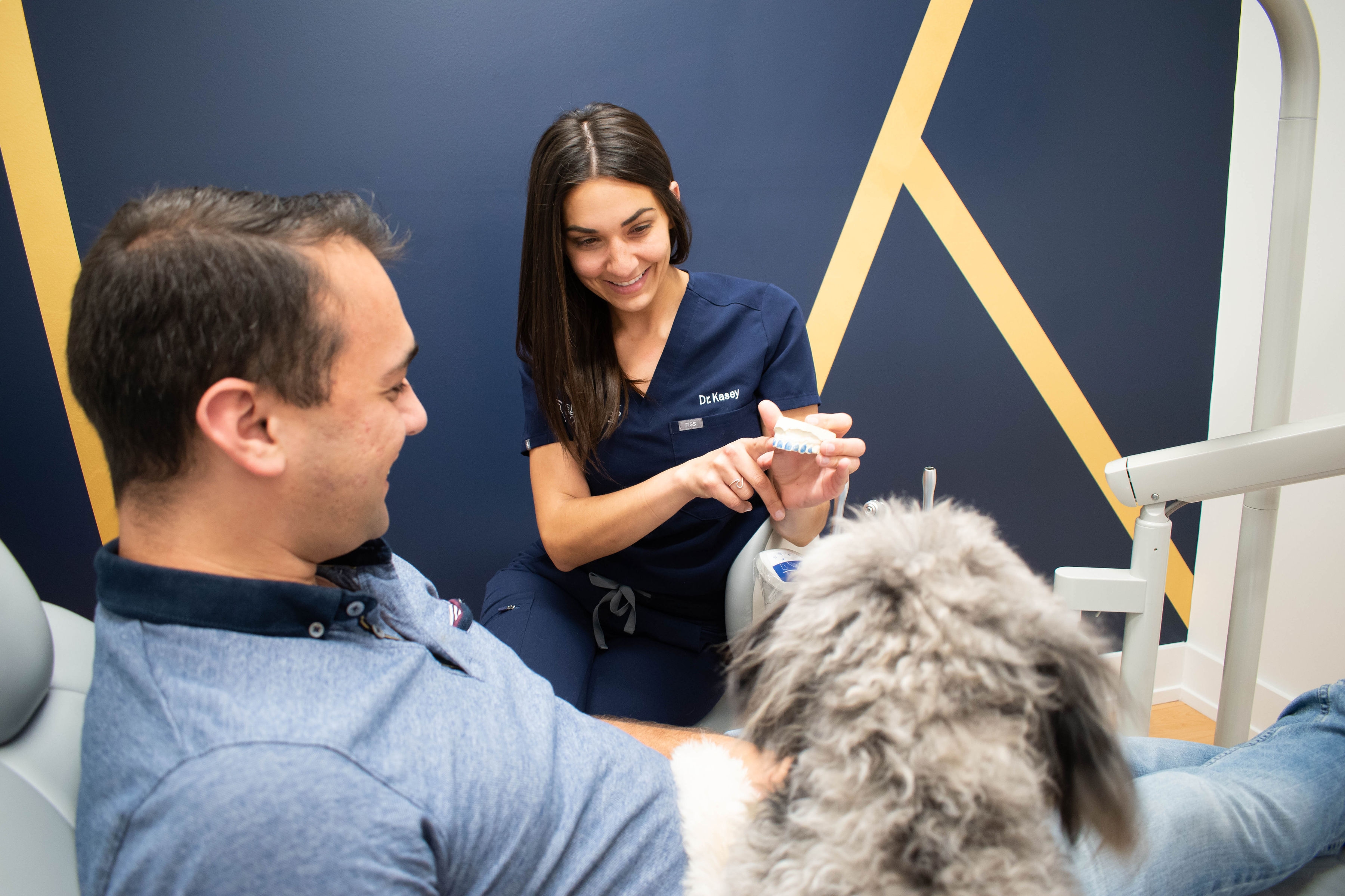 dental team drinking